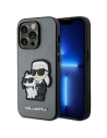 Etui Karl Lagerfeld KLHCP14XSANKCPG Apple iPhone 14 Pro Max hardcase argintiu/silver Saffiano Etui Karl & Choupette