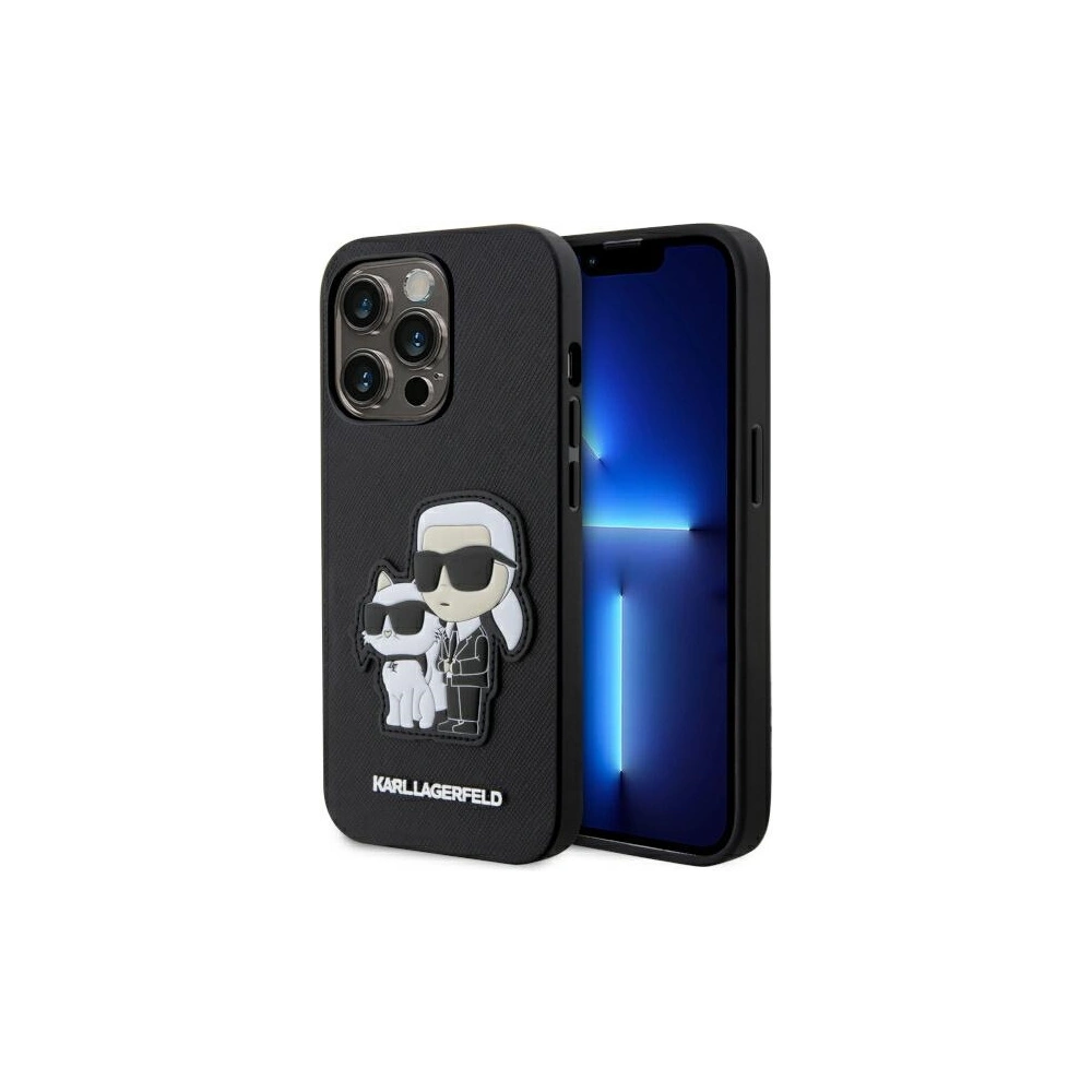 Hurtownia GSM - Etui Karl Lagerfeld KLHCP14XSANKCPK Apple iPhone 14 Pro Max hardcase negru/black Saffiano Etui Karl & Choupette - KLD1565 - {ean13} - Hurt