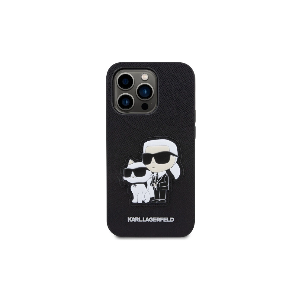 Hurtownia GSM - Etui Karl Lagerfeld KLHCP14XSANKCPK Apple iPhone 14 Pro Max hardcase negru/black Saffiano Etui Karl & Choupette - KLD1565 - {ean13} - Hurt