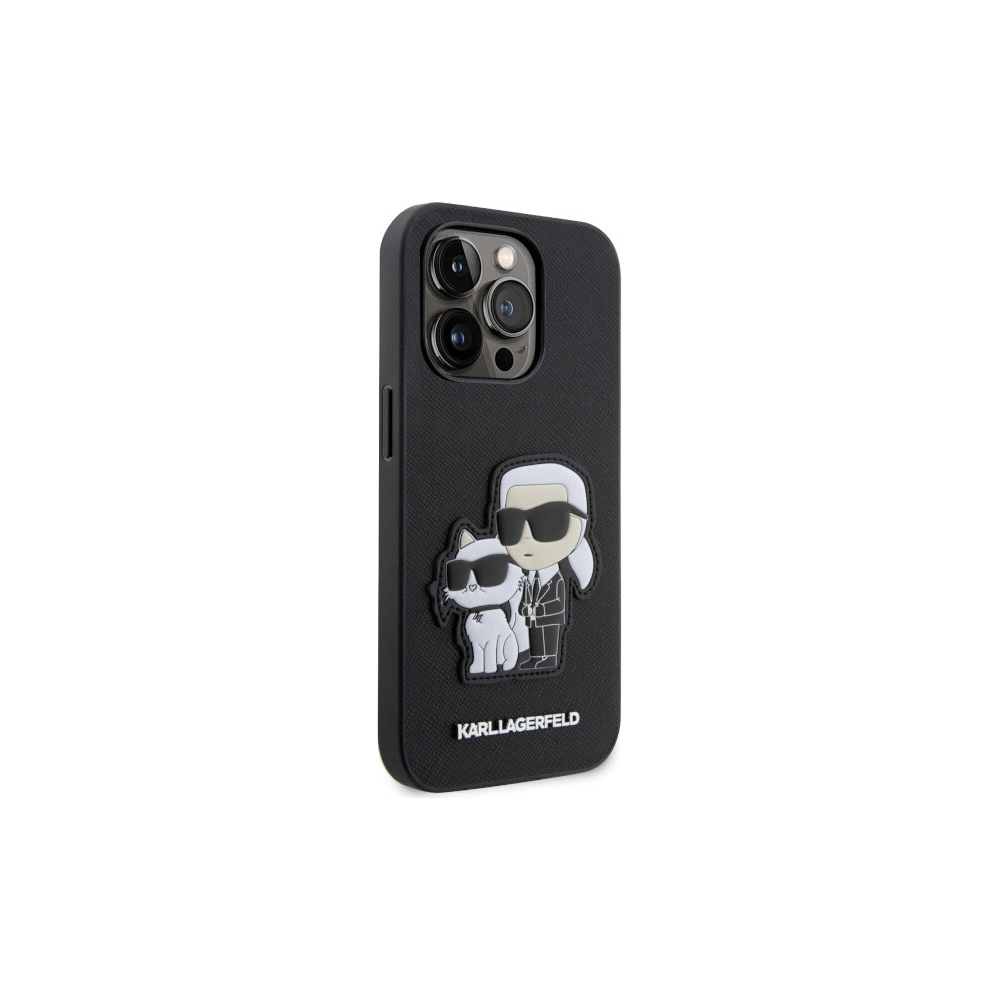 Hurtownia GSM - Etui Karl Lagerfeld KLHCP14XSANKCPK Apple iPhone 14 Pro Max Hardcase schwarz/black Saffiano Etui Karl & Choupette - KLD1565 - {ean13} - Hurt