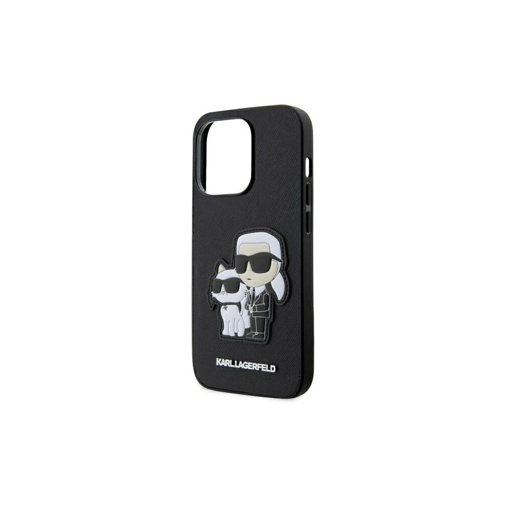 Hurtownia GSM - Etui Karl Lagerfeld KLHCP14XSANKCPK Apple iPhone 14 Pro Max hardcase negru/black Saffiano Etui Karl & Choupette - KLD1565 - {ean13} - Hurt