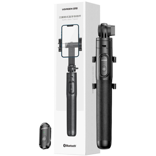 Ugreen Distributor - 6941876210626 - UGR1523 - UGREEN 15062 Selfie stick tripod with remote controller Bluetooth - B2B homescreen