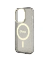 Hurtownia GSM - Etui Guess GUHMP14LHCMCGK Apple iPhone 14 Pro negru/black hardcase Glitter Gold MagSafe - GUE2481 - {ean13} - Hurt