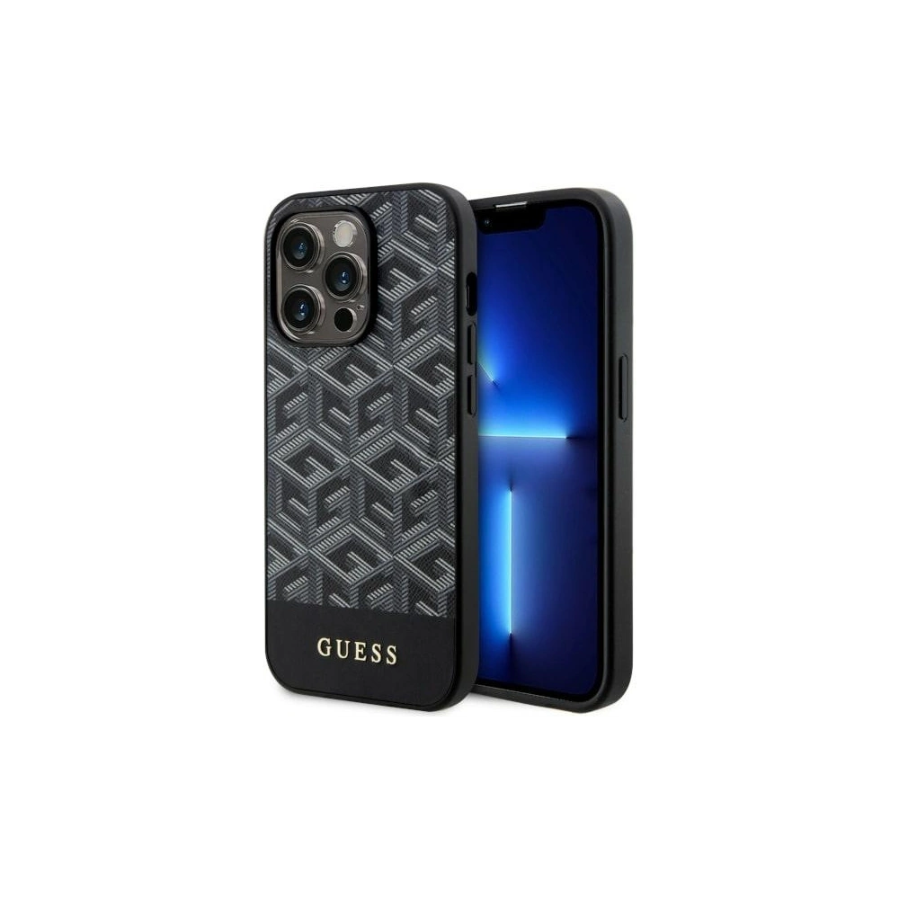 Hurtownia GSM - Etui Guess GUHMP14LHGCFSEK Apple iPhone 14 Pro fekete/black hardcase GCube Stripes MagSafe - GUE2484 - {ean13} - Hurt