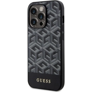 Etui Guess GUHMP14LHGCFSEK Apple iPhone 14 Pro czarny/black hardcase GCube Stripes MagSafe