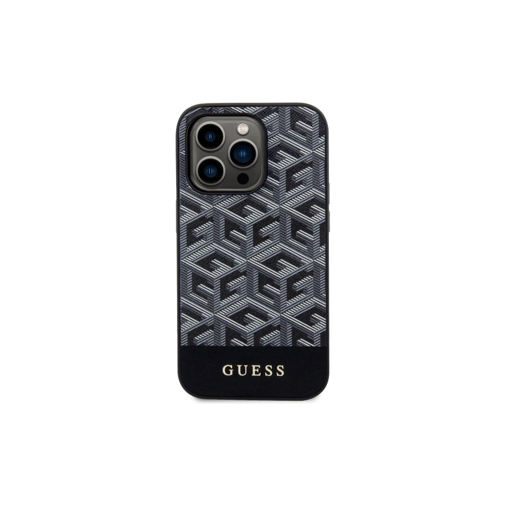 Hurtownia GSM - Etui Guess GUHMP14LHGCFSEK Apple iPhone 14 Pro negru/black hardcase GCube Stripes MagSafe - GUE2484 - {ean13} - Hurt
