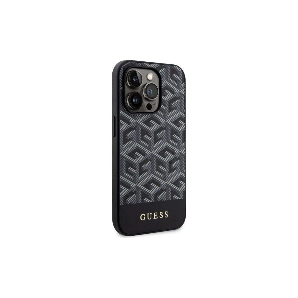 Hurtownia GSM - Etui Guess GUHMP14LHGCFSEK Apple iPhone 14 Pro fekete/black hardcase GCube Stripes MagSafe - GUE2484 - {ean13} - Hurt