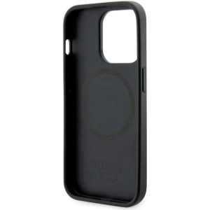 Etui Guess GUHMP14LHGCFSEK Apple iPhone 14 Pro czarny/black hardcase GCube Stripes MagSafe