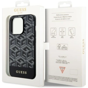 Etui Guess GUHMP14LHGCFSEK Apple iPhone 14 Pro czarny/black hardcase GCube Stripes MagSafe