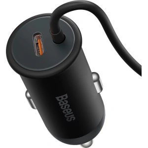 Uchwyt samochodowy z ładowarką bezprzewodową MagSafe Baseus ładowarka samochodowa 40W czarna