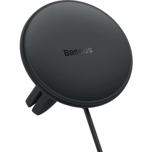 Uchwyt samochodowy z ładowarką bezprzewodową MagSafe Baseus ładowarka samochodowa 40W czarna