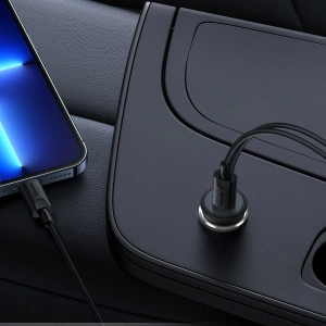 Hurtownia GSM - Autós tartó MagSafe vezeték nélküli töltővel Baseus 40W-os fekete autós töltő - BSU4025BLK - {ean13} - Hurt