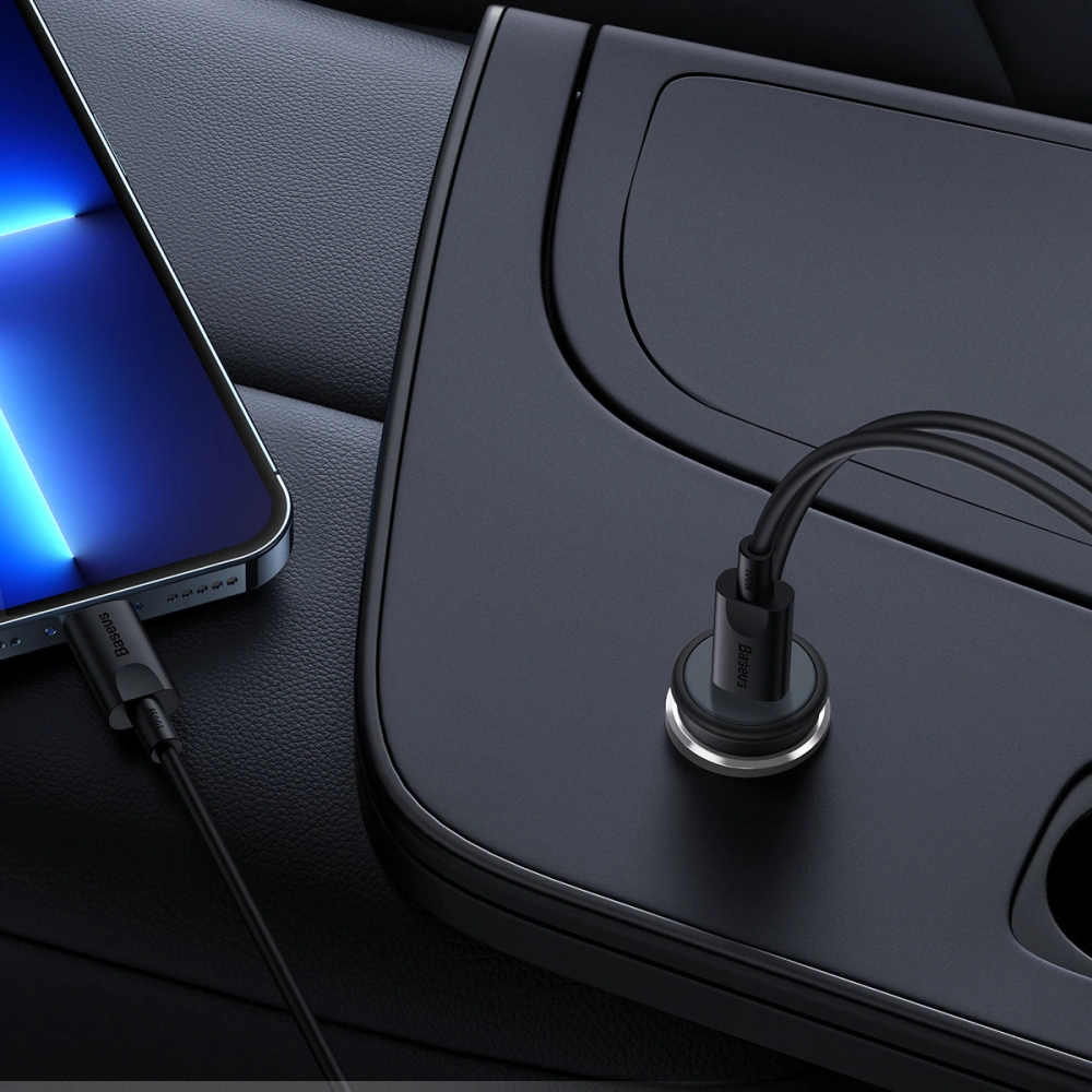 Hurtownia GSM - MagSafe Auto-Halterung mit kabellosem Ladegerät Baseus Auto-Ladegerät 40W schwarz - BSU4025BLK - {ean13} - Hurt