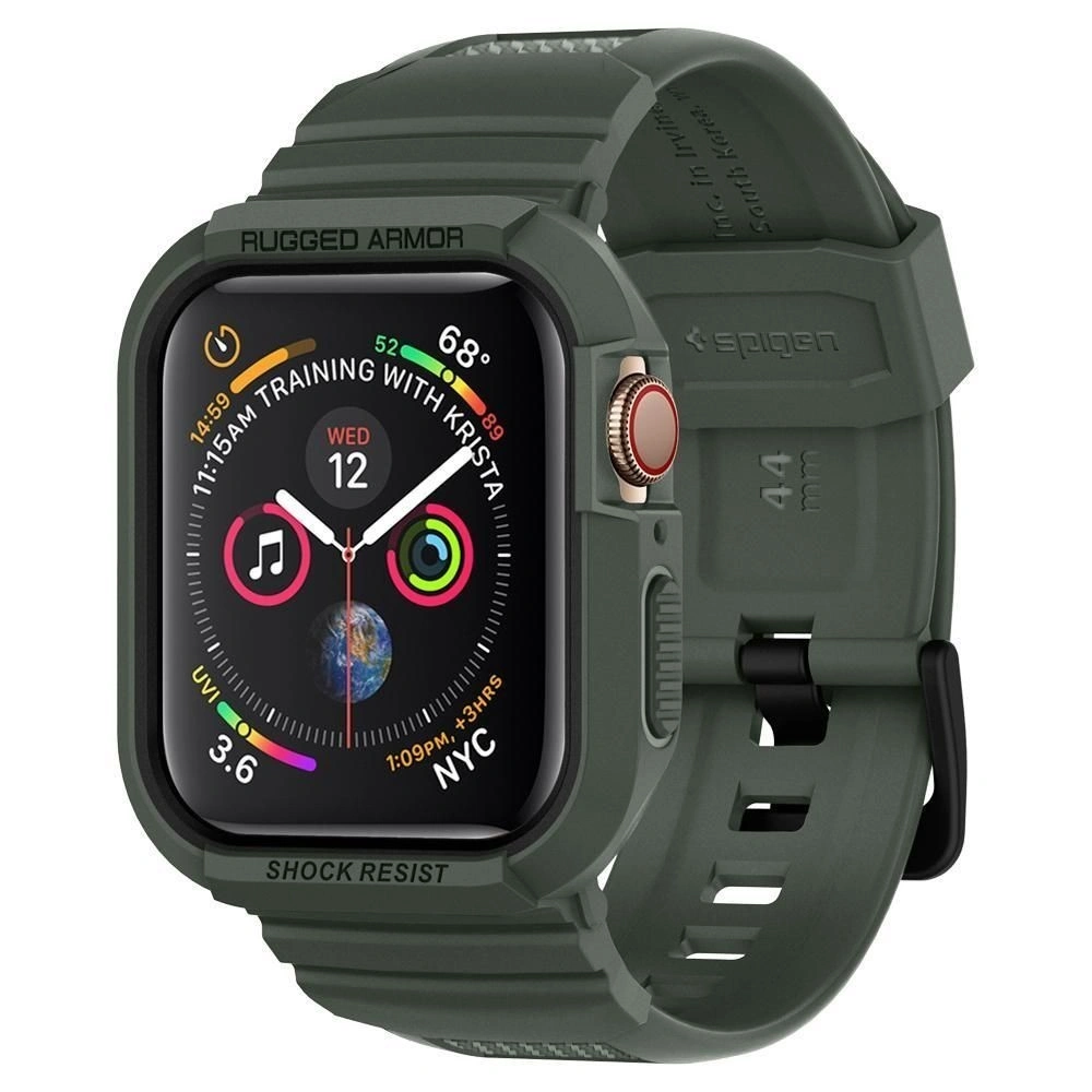 Hurtownia GSM - Spigen Rugged Armor Pro Apple Watch 4/5/6/7/SE 44/45mm Militärgrün - SPN751CAMGRN - {ean13} - Hurt