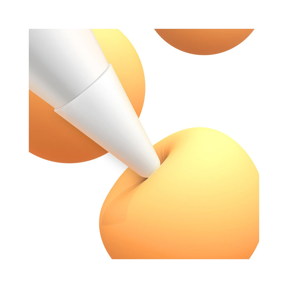Wholesale Replacement silicone stylus tips Baseus white (medium) [12 PACK] - BSU4026WHT - {ean13} - Hurt