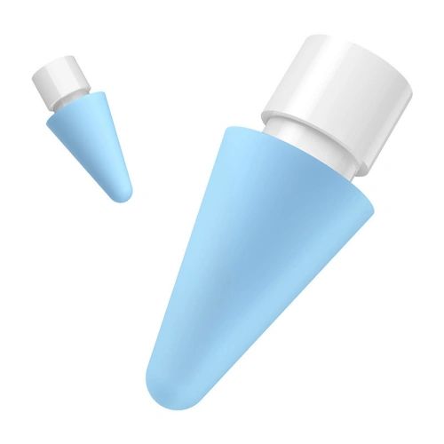 Wymienne silikonowe końcówki na rysik Baseus białe / niebieskie / różowe (medium) [12 PACK]