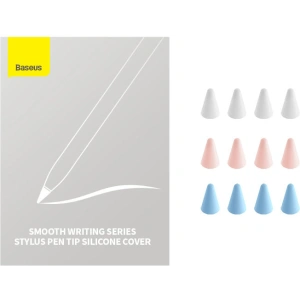 Hurtownia GSM - Austauschbare Silikonspitzen für den Stylus Baseus weiß / blau / rosa (medium) [12 PACK] - BSU4027 - {ean13} - Hurt