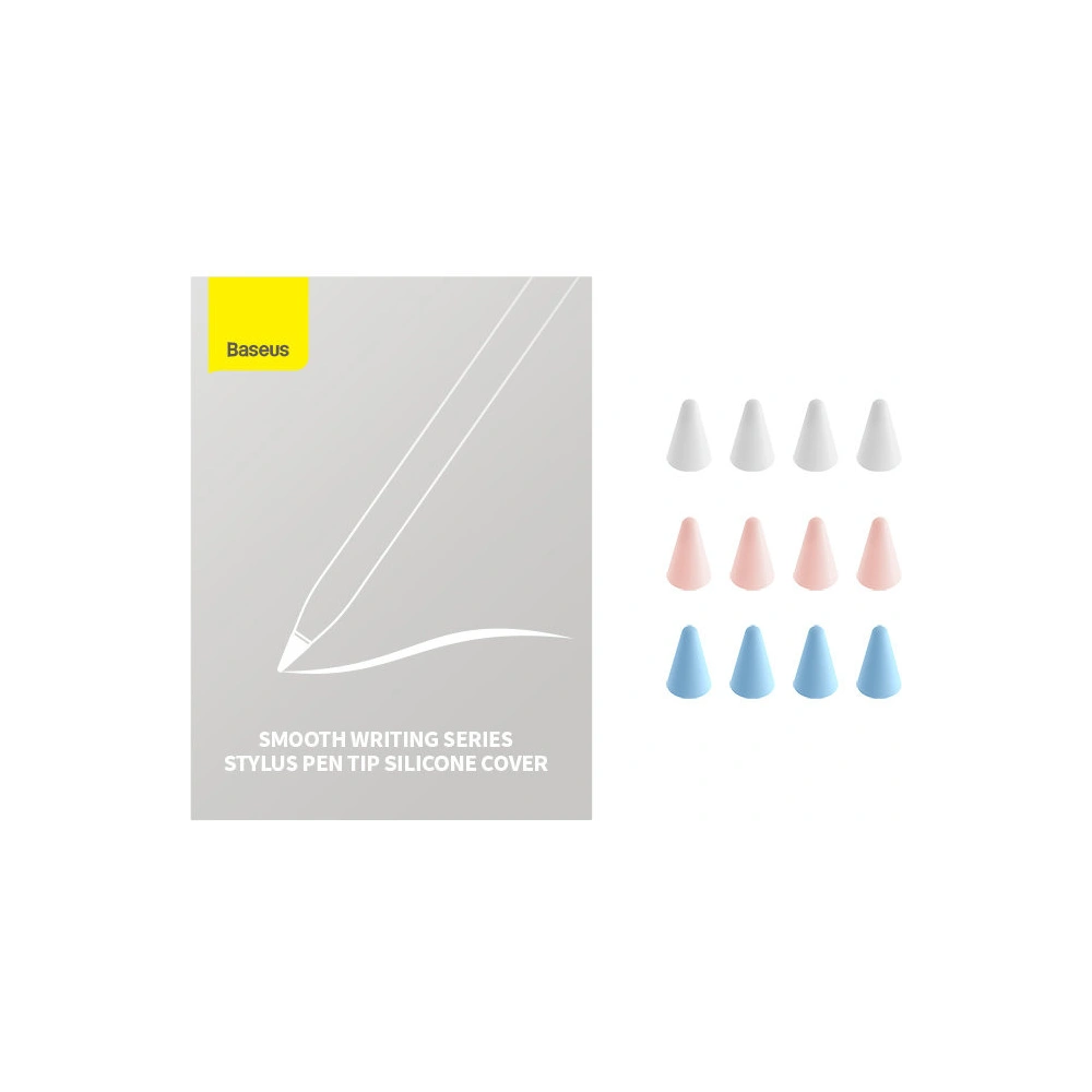 Hurtownia GSM - Austauschbare Silikonspitzen für den Stylus Baseus weiß / blau / rosa (medium) [12 PACK] - BSU4027 - {ean13} - Hurt