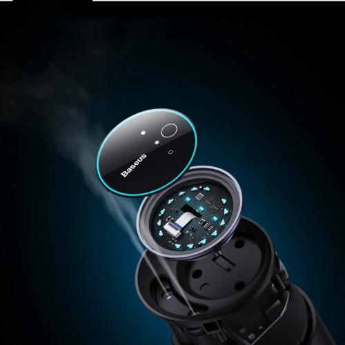 Samochodowy odświeżacz powietrza Baseus Wisdom czarny (Woda kolońska + mięta)