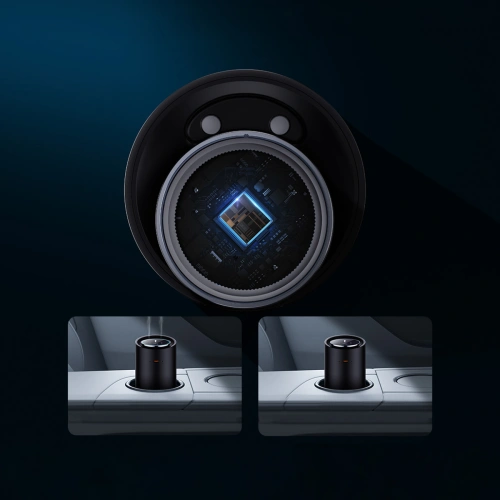 Samochodowy odświeżacz powietrza Baseus Wisdom czarny (Woda kolońska + mięta)