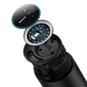 Wholesale Car air freshener Baseus black (white tea / juicy peach) + USB-C cable 1m - BSU4032 - {ean13} - Hurt
