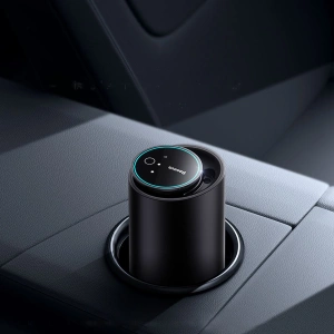 Wholesale Car air freshener Baseus black (white tea / juicy peach) + USB-C cable 1m - BSU4032 - {ean13} - Hurt