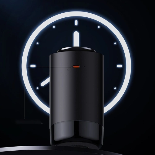 Samochodowy odświeżacz powietrza Baseus czarny (biała herbata / soczysta brzoskwinia) + kabel USB-C 1m