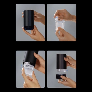 Wholesale Car air freshener Baseus black (white tea / juicy peach) + USB-C cable 1m - BSU4032 - {ean13} - Hurt