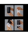 Wholesale Car air freshener Baseus black (white tea / juicy peach) + USB-C cable 1m - BSU4032 - {ean13} - Hurt