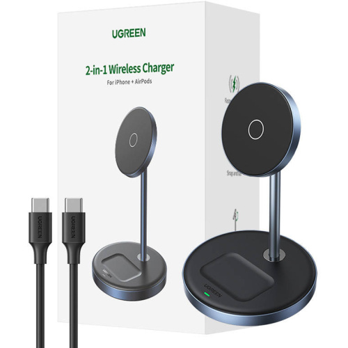 Ugreen Distributor - 6957303896684 - UGR1528 - UGREEN 2in1 wireless charger 90668 - B2B homescreen