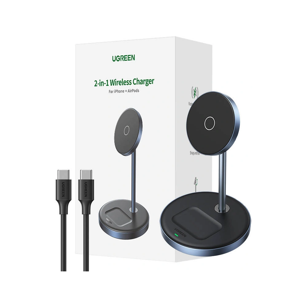 Hurtownia GSM - Încărcător wireless 2in1 UGREEN 90668 - UGR1528 - {ean13} - Hurt