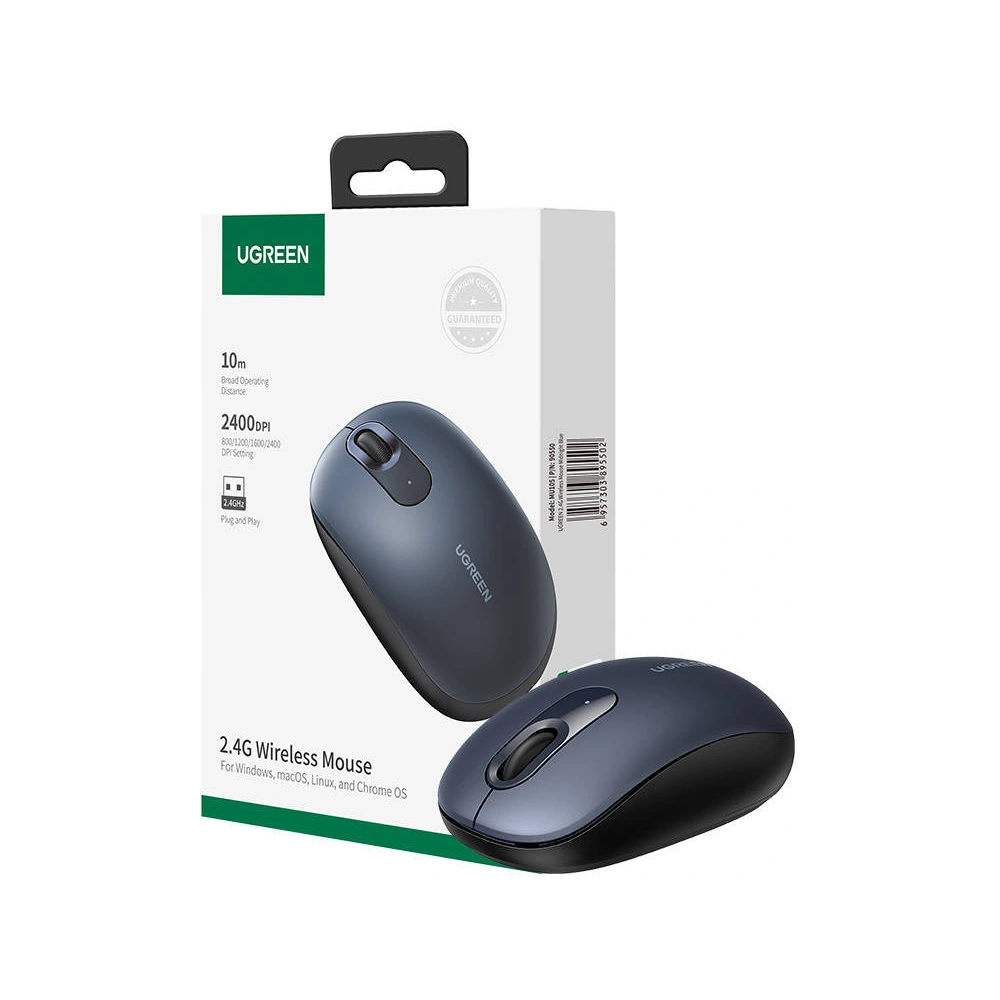 Hurtownia GSM - Myszka bezprzewodowa UGREEN 90550 2.4G (niebieska) - UGR1529 - {ean13} - Hurt