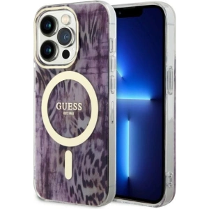 Hurtownia GSM - Etui Guess GUHMP14LHLEOPWP Apple iPhone 14 Pro roz/roz hardcase Leopard MagSafe - GUE2486 - {ean13} - Hurt
