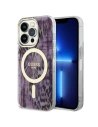 Etui Guess GUHMP14LHLEOPWP Apple iPhone 14 Pro rózsaszín/pink keménytok Leopard MagSafe