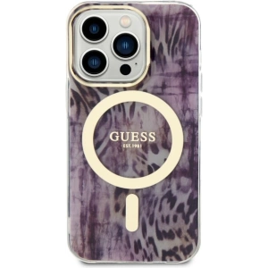 Hurtownia GSM - Etui Guess GUHMP14LHLEOPWP Apple iPhone 14 Pro roz/roz hardcase Leopard MagSafe - GUE2486 - {ean13} - Hurt