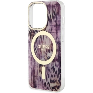 Hurtownia GSM - Etui Guess GUHMP14LHLEOPWP Apple iPhone 14 Pro roz/roz hardcase Leopard MagSafe - GUE2486 - {ean13} - Hurt