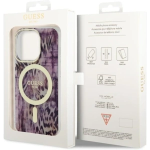 Hurtownia GSM - Etui Guess GUHMP14LHLEOPWP Apple iPhone 14 Pro roz/roz hardcase Leopard MagSafe - GUE2486 - {ean13} - Hurt
