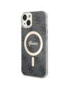 Etui Guess GUHMP14MH4STK Apple iPhone 14 Plus / 15 Plus černý/black hardcase 4G MagSafe