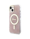 Wholesale Case Guess GUHMP14MH4STP Apple iPhone 14 Plus / 15 Plus pink/pink hardcase 4G MagSafe - GUE2492 - {ean13} - Hurt