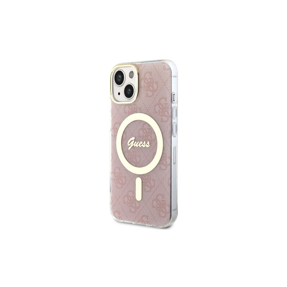 Wholesale Case Guess GUHMP14MH4STP Apple iPhone 14 Plus / 15 Plus pink/pink hardcase 4G MagSafe - GUE2492 - {ean13} - Hurt