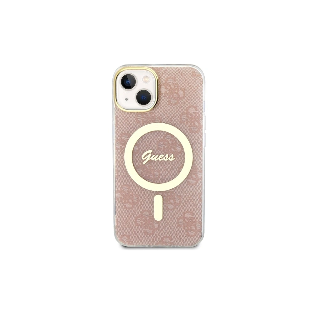 Wholesale Case Guess GUHMP14MH4STP Apple iPhone 14 Plus / 15 Plus pink/pink hardcase 4G MagSafe - GUE2492 - {ean13} - Hurt