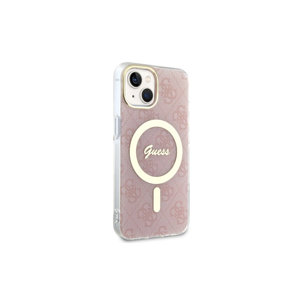 Wholesale Case Guess GUHMP14MH4STP Apple iPhone 14 Plus / 15 Plus pink/pink hardcase 4G MagSafe - GUE2492 - {ean13} - Hurt