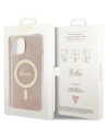 Wholesale Case Guess GUHMP14MH4STP Apple iPhone 14 Plus / 15 Plus pink/pink hardcase 4G MagSafe - GUE2492 - {ean13} - Hurt