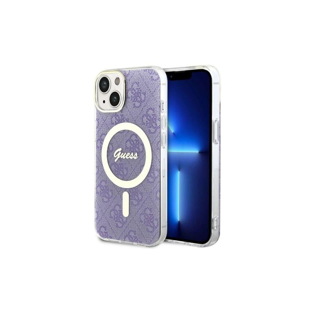 Hurtownia GSM - Etui Guess GUHMP14MH4STU Apple iPhone 14 Plus / 15 Plus purpurový/purple hardcase 4G MagSafe - GUE2493 - {ean13} - Hurt