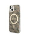 Etui Guess GUHMP14MH4STW Apple iPhone 14 Plus / 15 Plus maro/brown hardcase 4G MagSafe