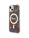 Hurtownia GSM - Etui Guess GUHMP14MHCFWSA Apple iPhone 14 Plus / 15 Plus zielony/khaki hardcase Flower MagSafe - GUE2495 - {ean13} - Hurt