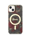 Hurtownia GSM - Etui Guess GUHMP14MHCFWSA Apple iPhone 14 Plus / 15 Plus zielony/khaki hardcase Flower MagSafe - GUE2495 - {ean13} - Hurt