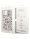 Wholesale Guess GUHMP14MHCFWST Apple iPhone 14 Plus / 15 Plus transparent hardcase Flower MagSafe - GUE2498 - {ean13} - Hurt