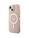 Hurtownia GSM - Etui Guess GUHMP14MHCMCGP Apple iPhone 14 Plus / 15 Plus rozie/pink hardcase Glitter Gold MagSafe - GUE2500 - {ean13} - Hurt