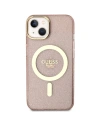 Hurtownia GSM - Etui Guess GUHMP14MHCMCGP Apple iPhone 14 Plus / 15 Plus rozie/pink hardcase Glitter Gold MagSafe - GUE2500 - {ean13} - Hurt